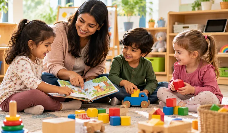social development in early childhood during screen-free group play