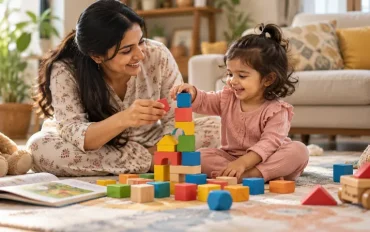 social development in early childhood through play with a parent