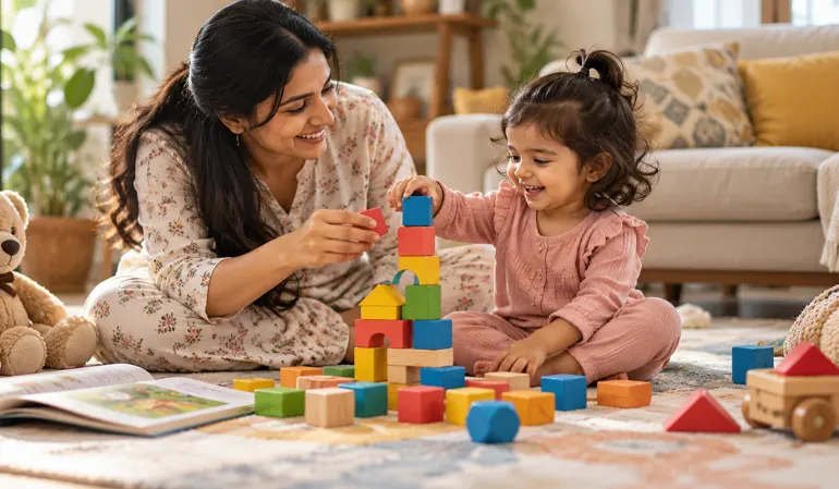 social development in early childhood through play with a parent
